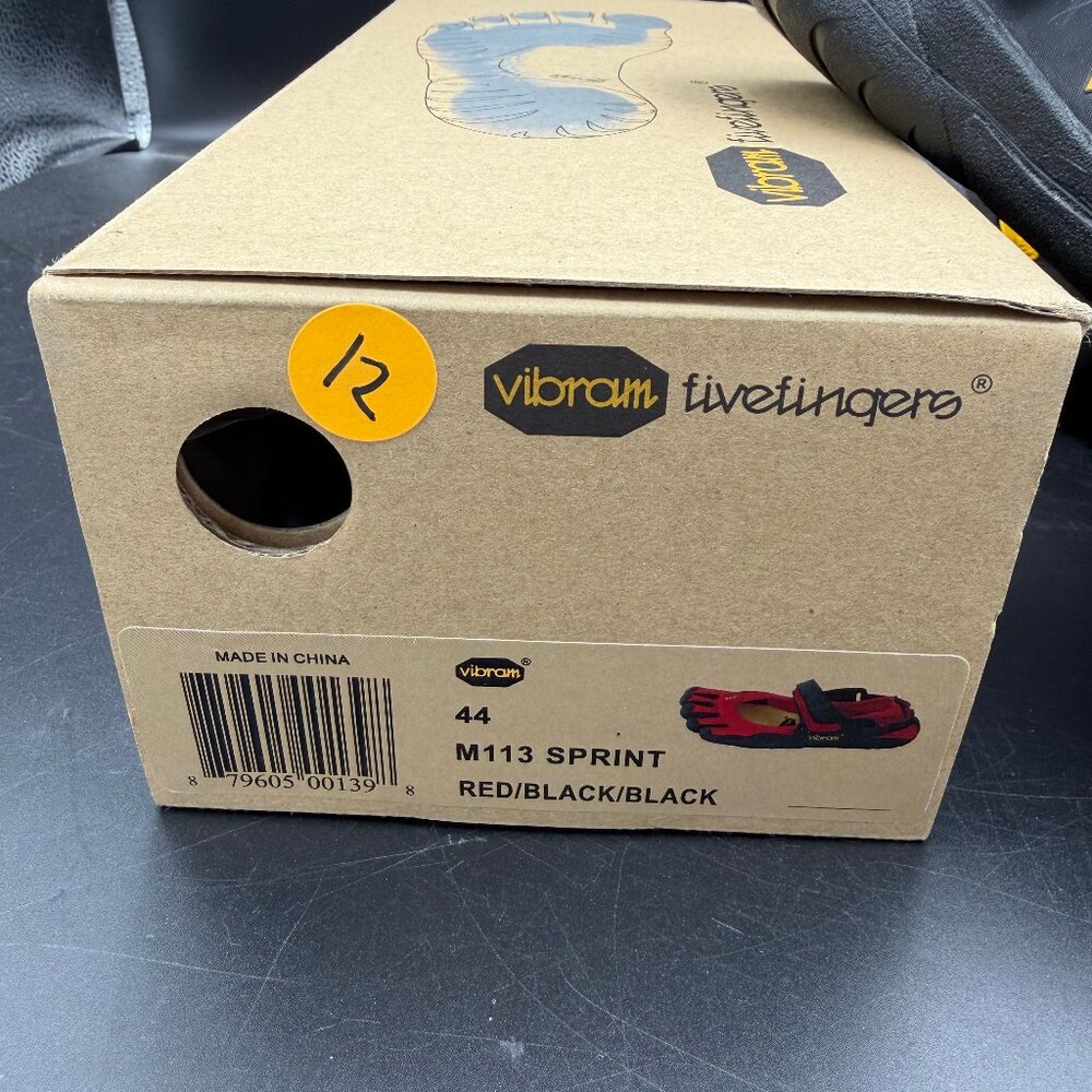 Vibram Fivefingers Sprint Size 44 Red - Picture 13 of 16
